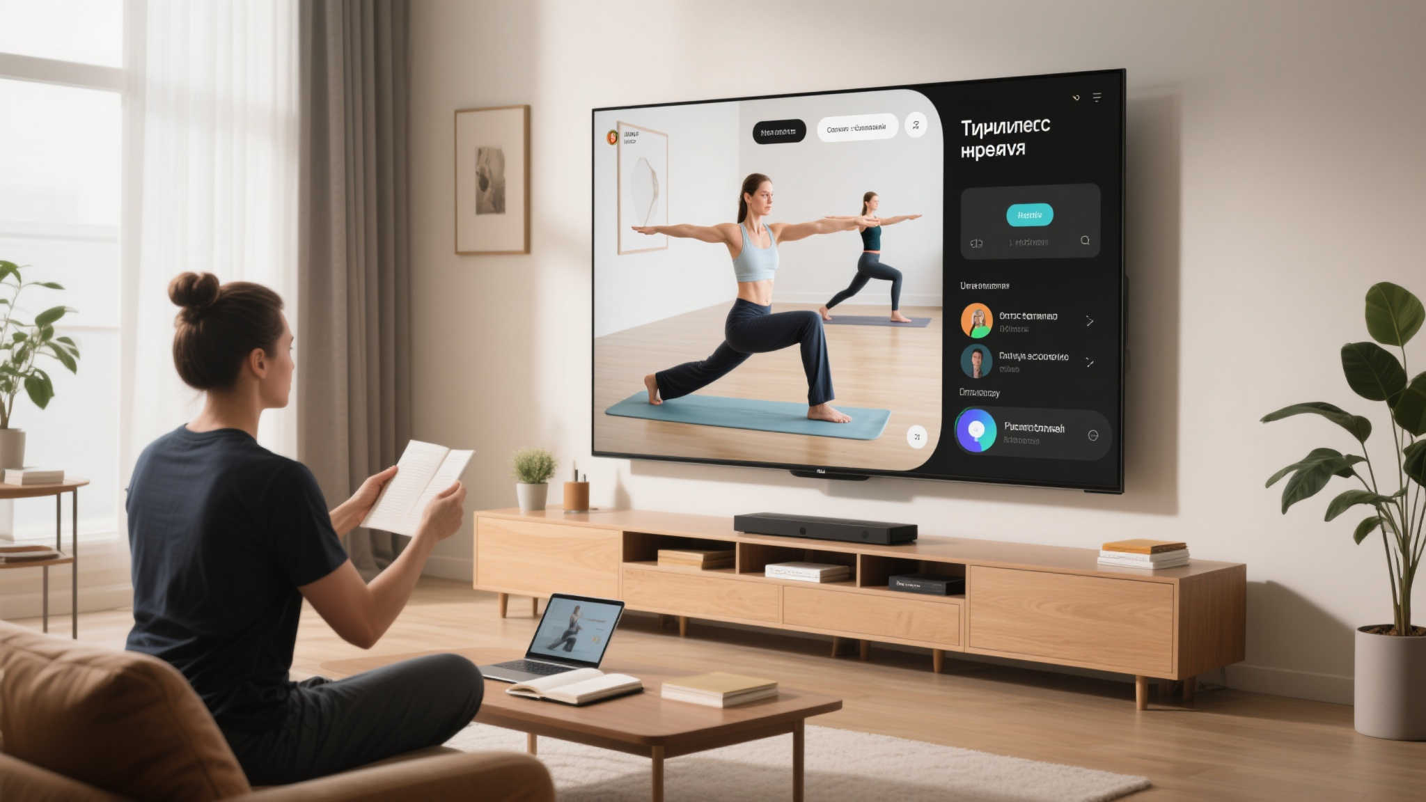 此外，这款 телевизор还支持在线